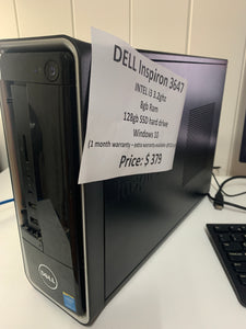 DELL Inspiron Intel i3 desktop