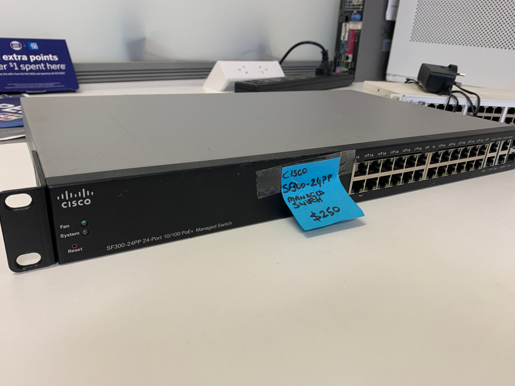 Cisco SF300-24pp managed switch