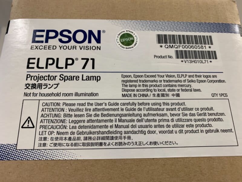 EPSON ELPLP71 replacement lamp