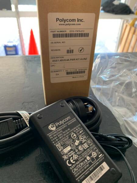 Polycom 48v - 0.38A AC Adaptor